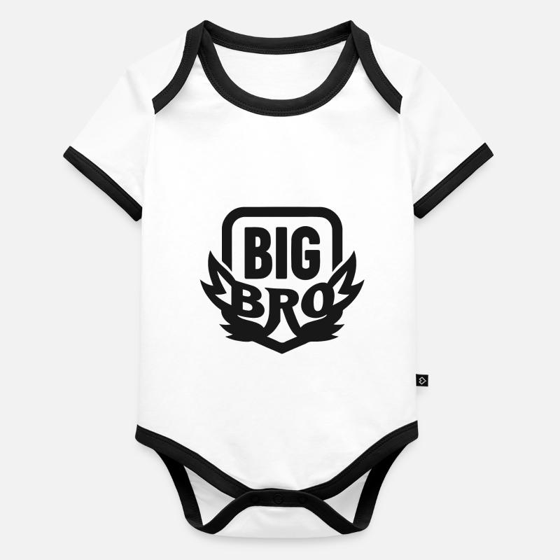BIG BRO Organic Baby Contrasting Bodysuit