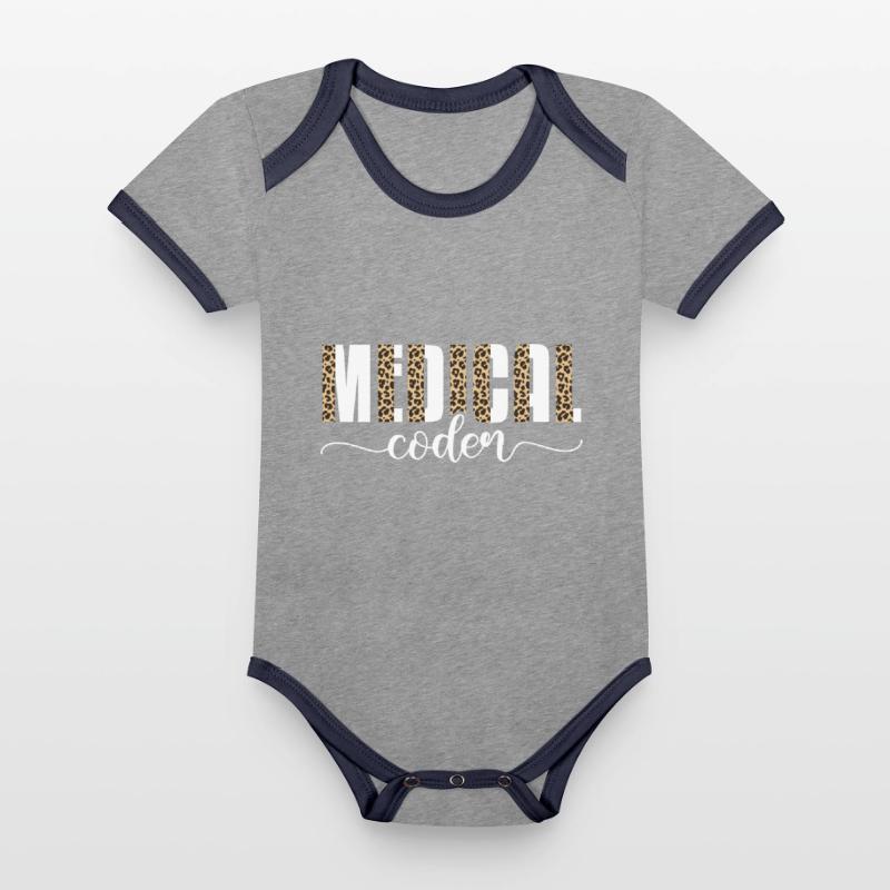 medical coder Design for a medical coder Baby Bio-Kurzarm-Kontrastbody