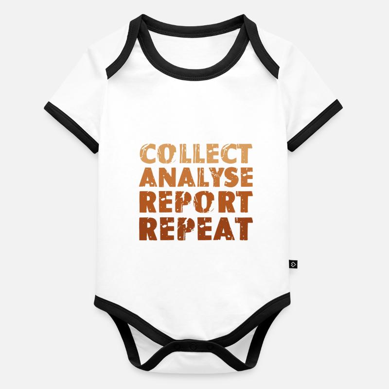 Collecter le rapport d’analyse Répéter la science du sol Body Bébé bio contrasté manches courtes