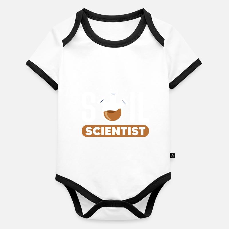 Soil Scientist Earth Science Agricultural Pedology Organic Baby Contrasting Bodysuit