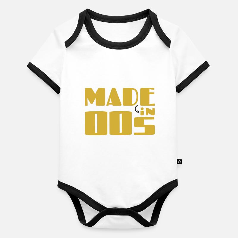 Made in 00s Organic Baby Contrasting Bodysuit