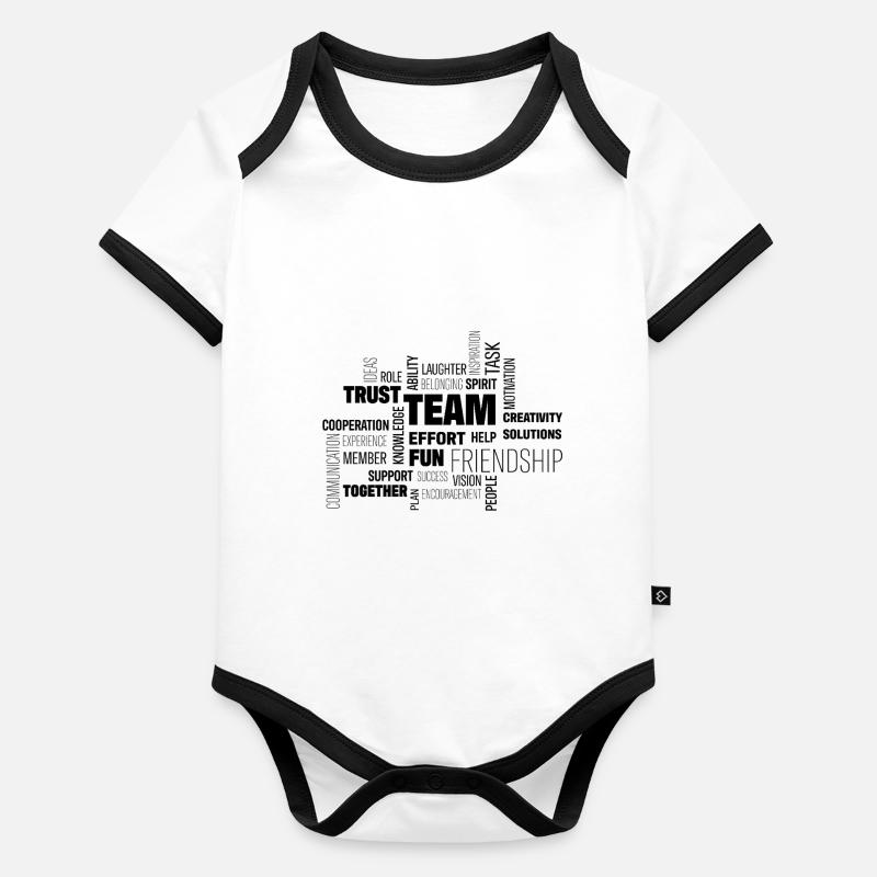 Team Organic Baby Contrasting Bodysuit