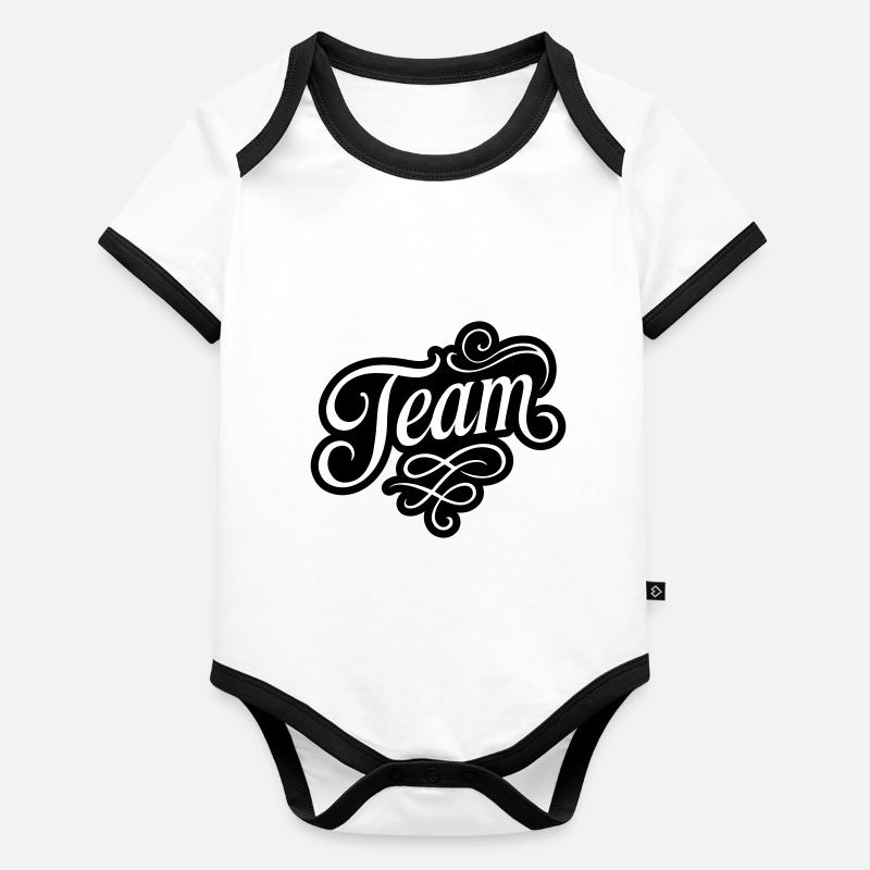 Team Organic Baby Contrasting Bodysuit