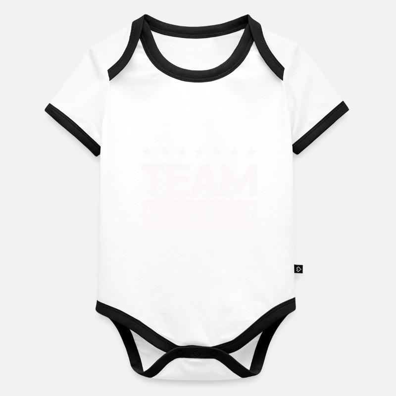 Équipier Body Bébé bio contrasté manches courtes