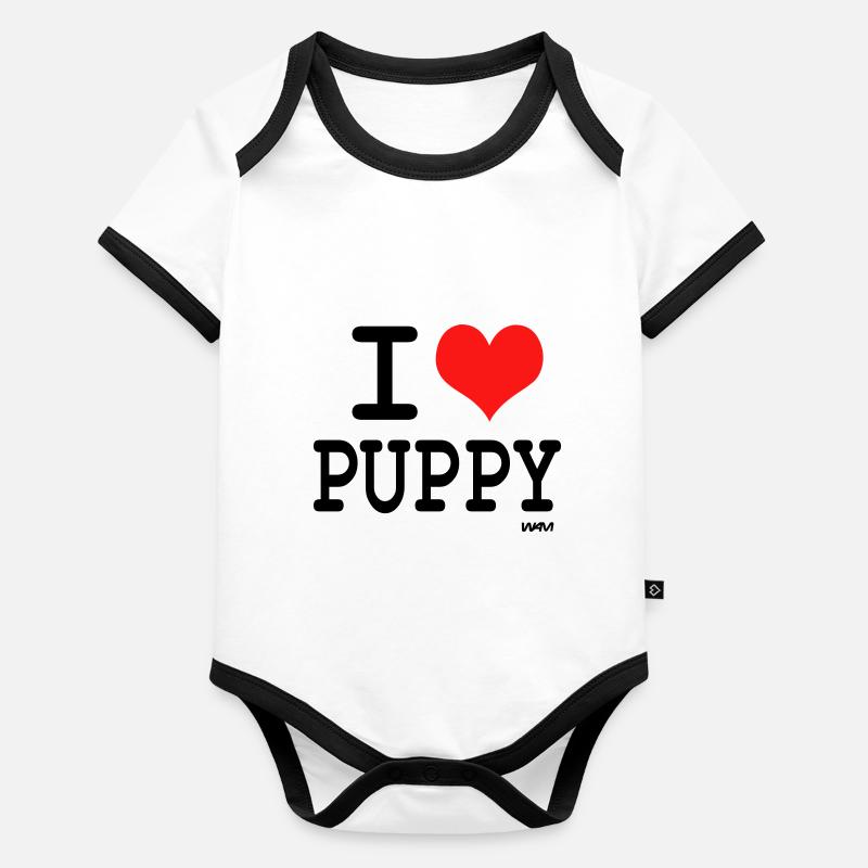 puppy Organic Baby Contrasting Bodysuit