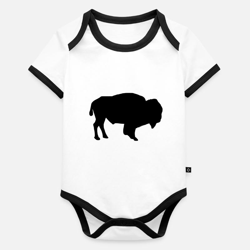 Bison Organic Baby Contrasting Bodysuit