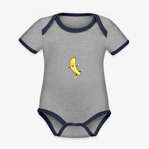 Banana - Organic Baby Contrasting Bodysuit