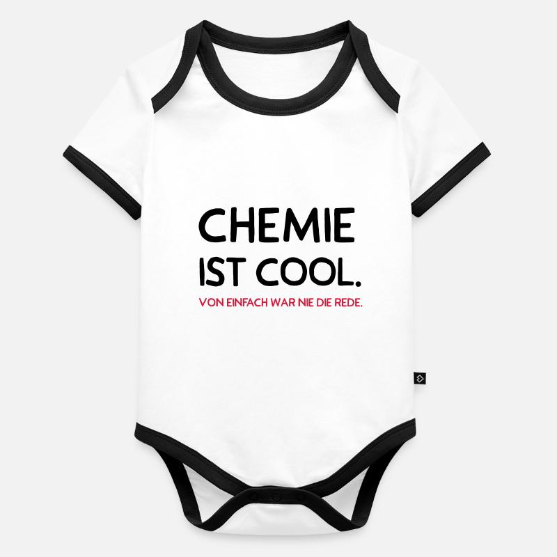 Chemie ist cool Baby Bio-Kurzarm-Kontrastbody