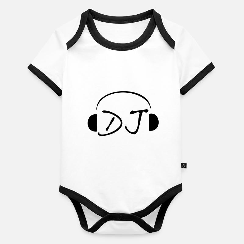 Dj Organic Baby Contrasting Bodysuit