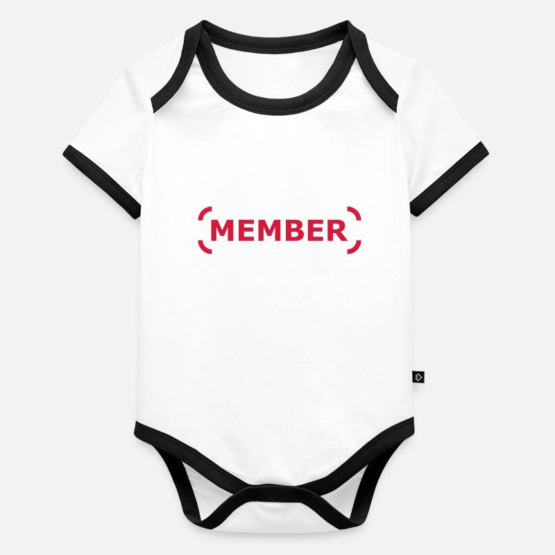 Member Organic Baby Contrasting Bodysuit