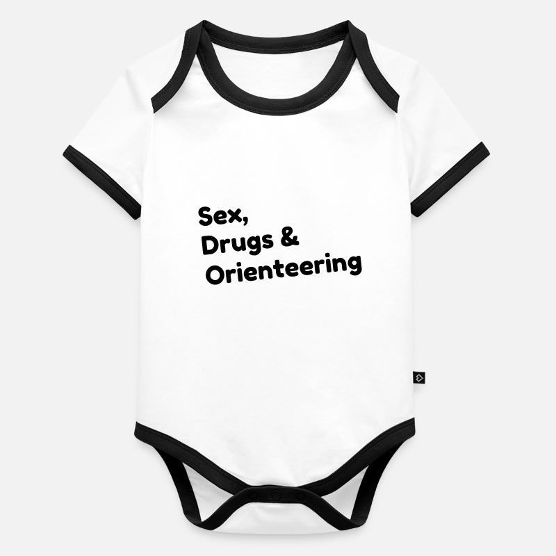 Orienteering Orientierungslauf Orientation Organic Baby Contrasting Bodysuit