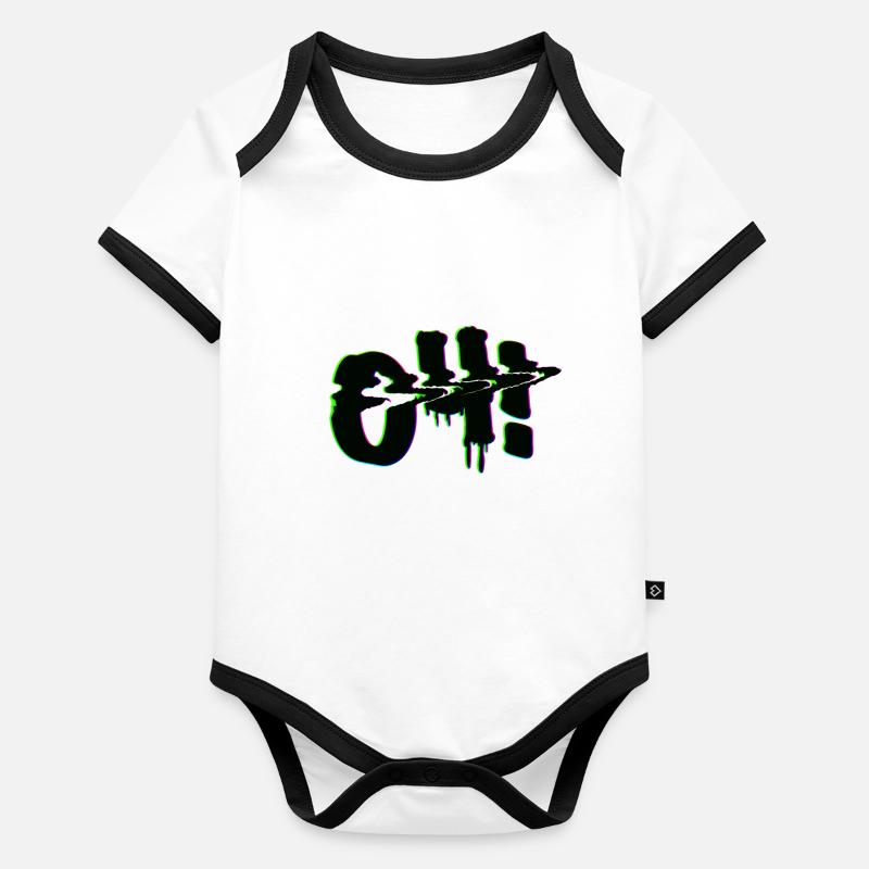Oh! Baby Bio-Kurzarm-Kontrastbody