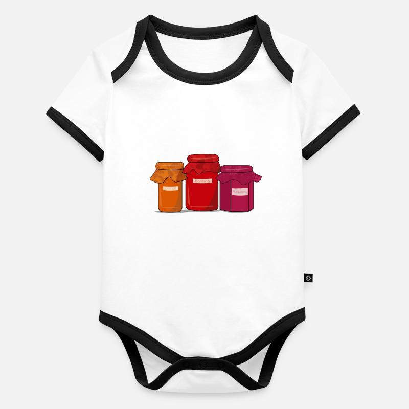 jam Organic Baby Contrasting Bodysuit