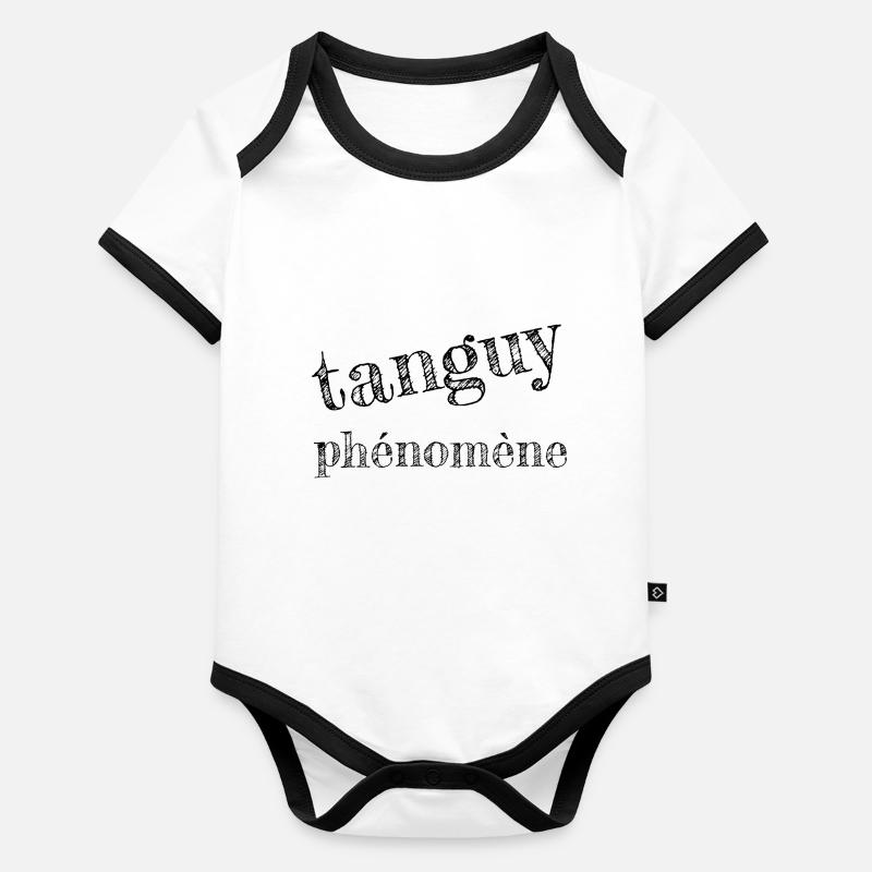 tanguy phénomène Body Bébé bio contrasté manches courtes