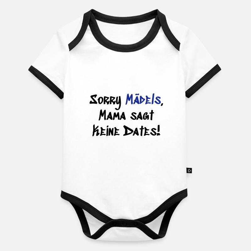 Sorry Mädels keine Dates Baby Bio-Kurzarm-Kontrastbody