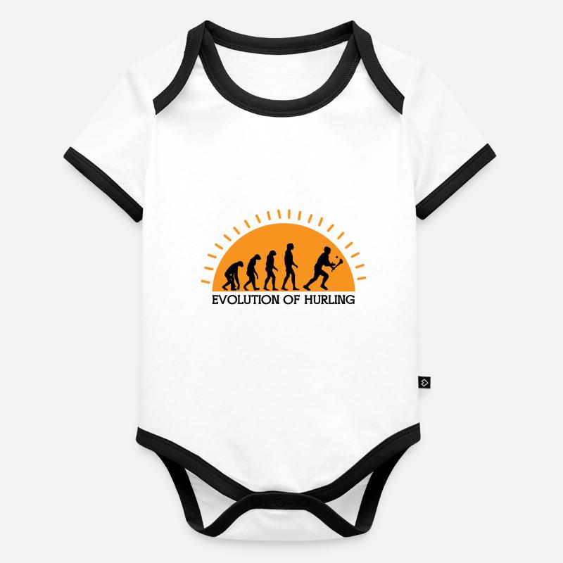 The Evolution of Hurling Baby Bio-Kurzarm-Kontrastbody