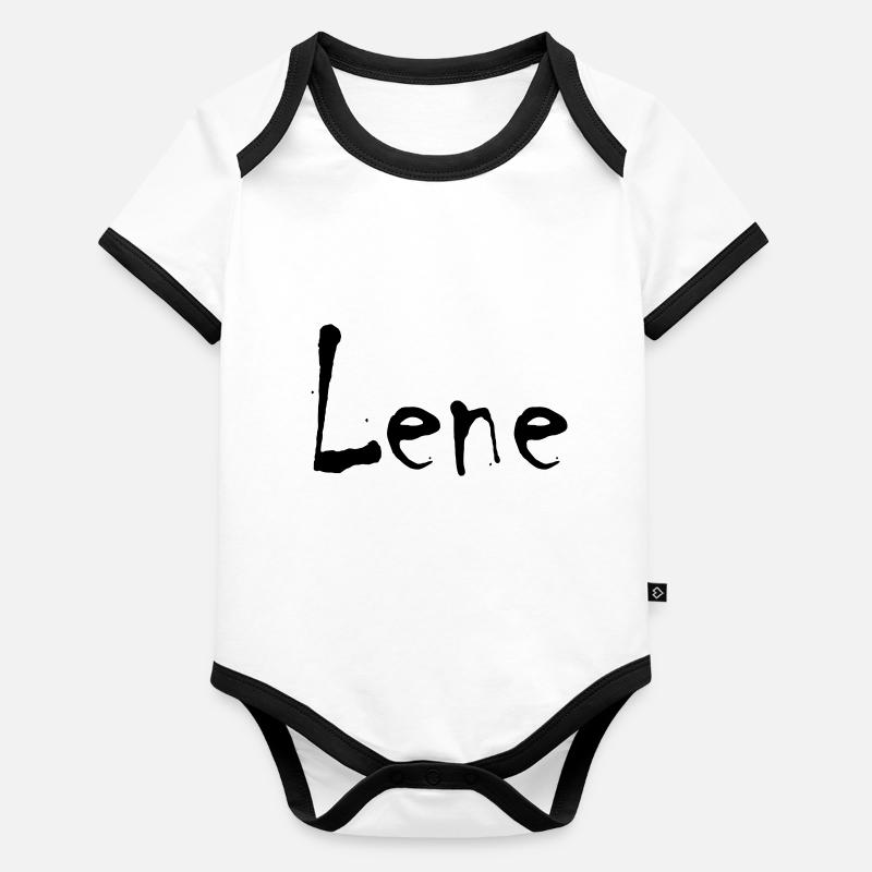 lene Baby Bio-Kurzarm-Kontrastbody