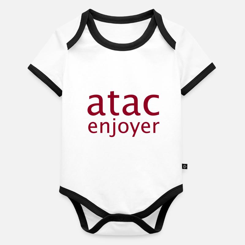 atac enjoyer Organic Baby Contrasting Bodysuit