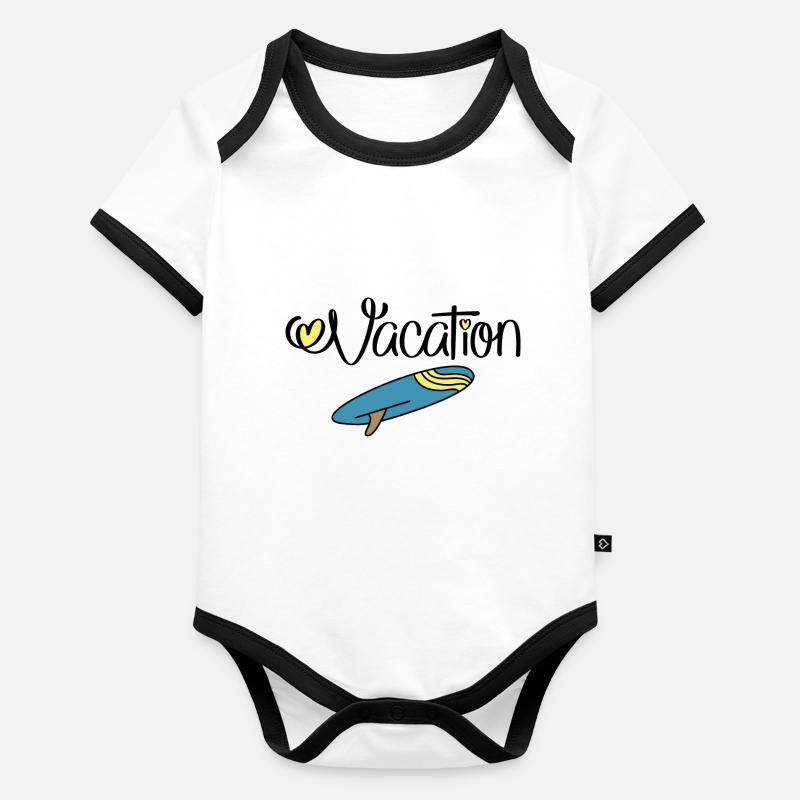 Holiday Organic Baby Contrasting Bodysuit