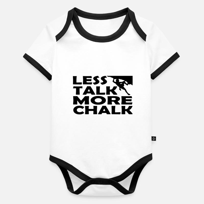 climbing Baby Bio-Kurzarm-Kontrastbody