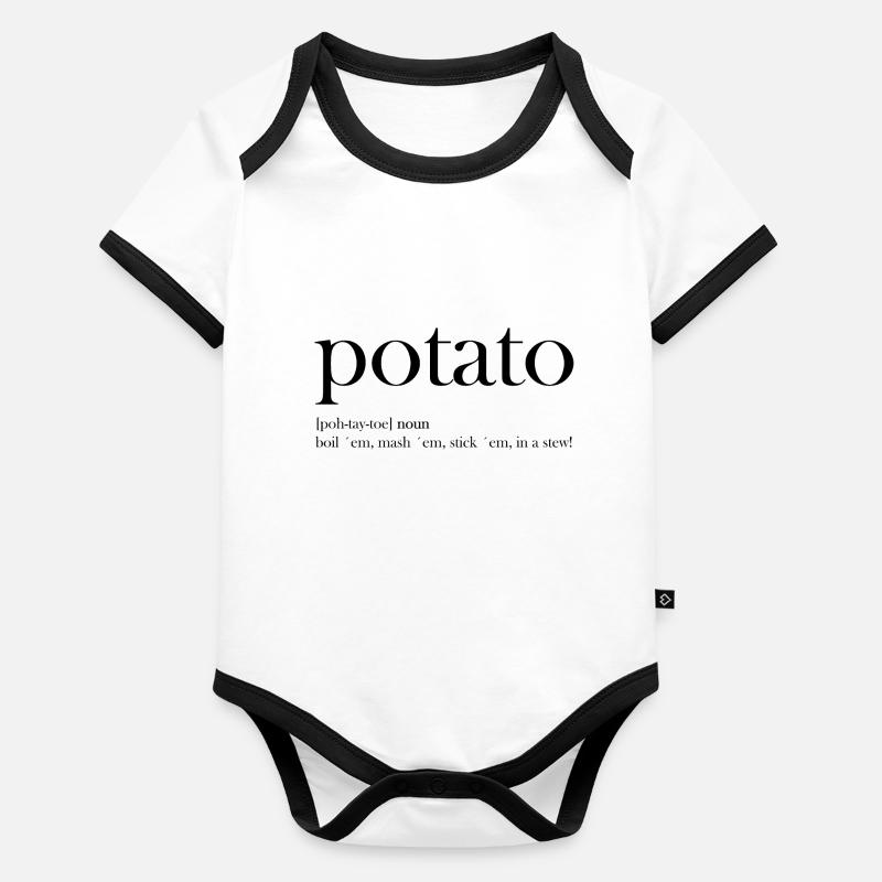 Potato Organic Baby Contrasting Bodysuit