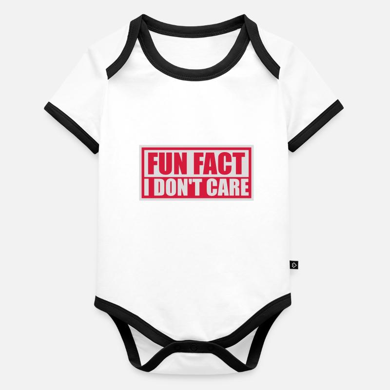 I dont care fact Baby Bio-Kurzarm-Kontrastbody