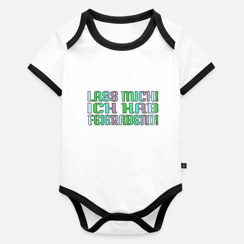 cool humor geburtstag geschenkidee - Baby Bio-Kurzarm-Kontrastbody -