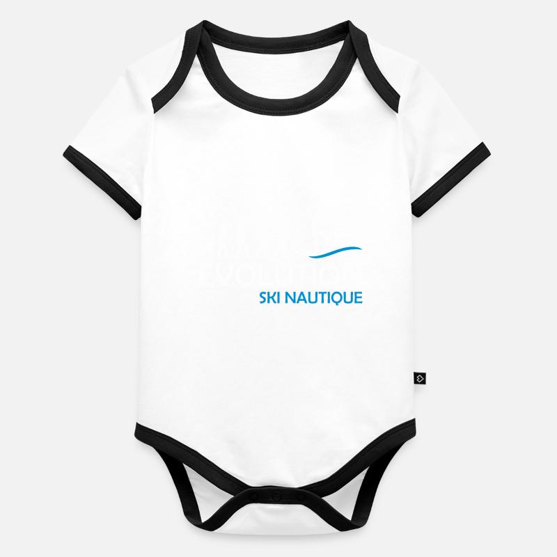 évolution ski nautique Body Bébé bio contrasté manches courtes