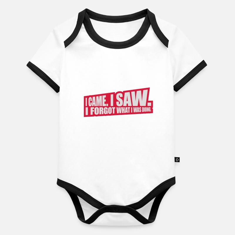 I came saw forget Organic Baby Contrasting Bodysuit