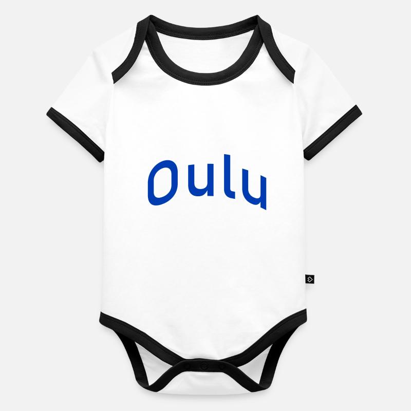 Oulu Organic Baby Contrasting Bodysuit