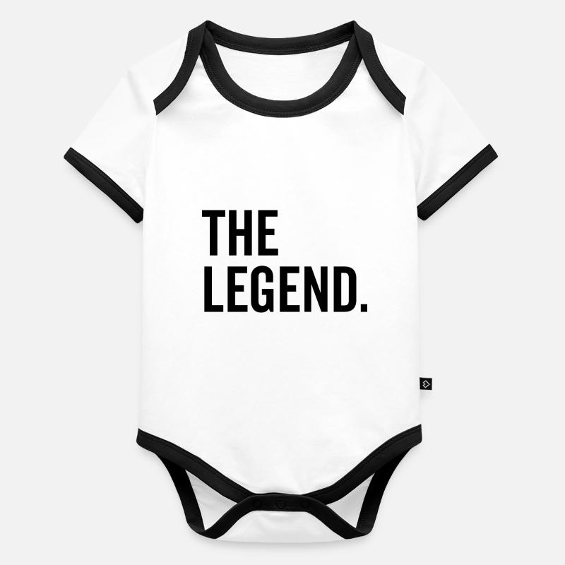The Legend Organic Baby Contrasting Bodysuit