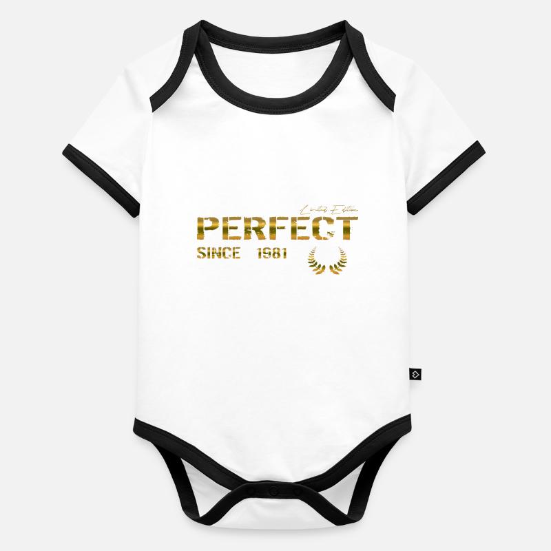 Perfect since 1981 Baby Bio-Kurzarm-Kontrastbody