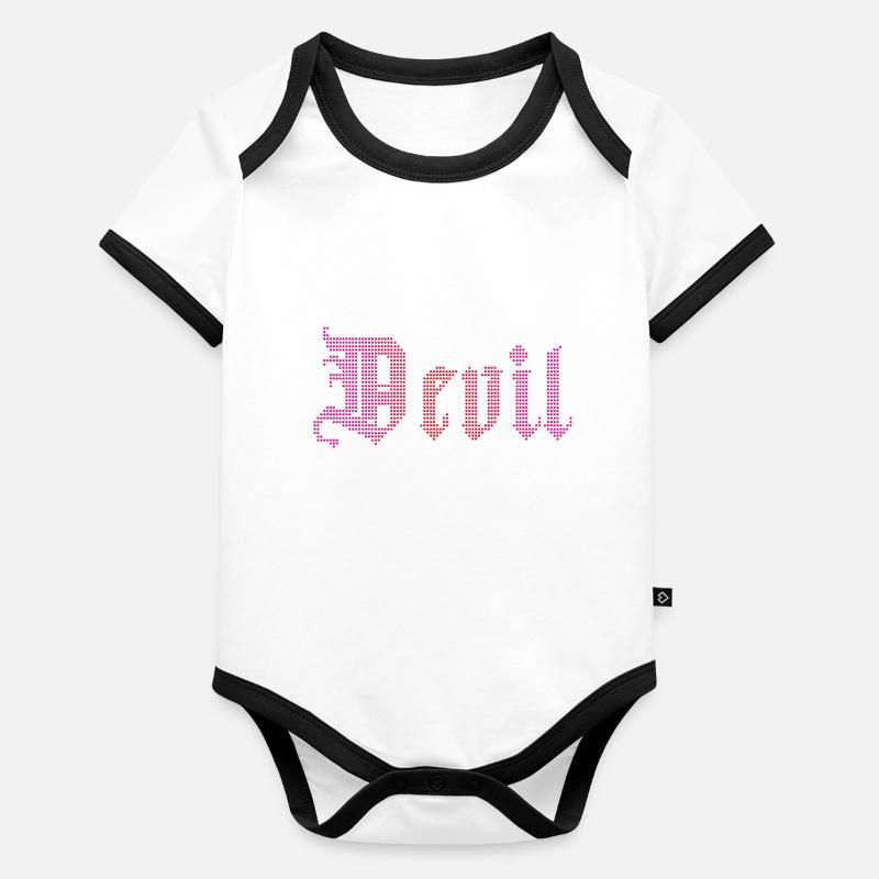 Teufel Baby Bio-Kurzarm-Kontrastbody