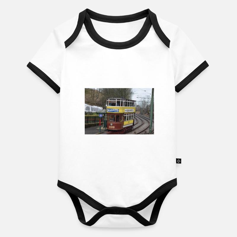 Trams Organic Baby Contrasting Bodysuit