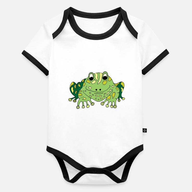 Frog Organic Baby Contrasting Bodysuit