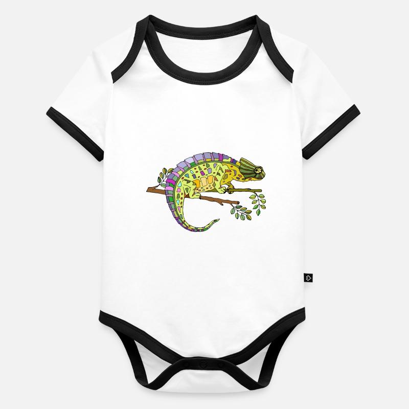 Chameleon Organic Baby Contrasting Bodysuit