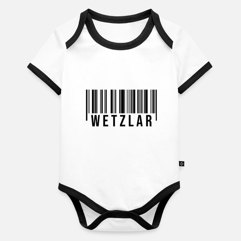 Wetzlar Westerwald Baby Bio-Kurzarm-Kontrastbody