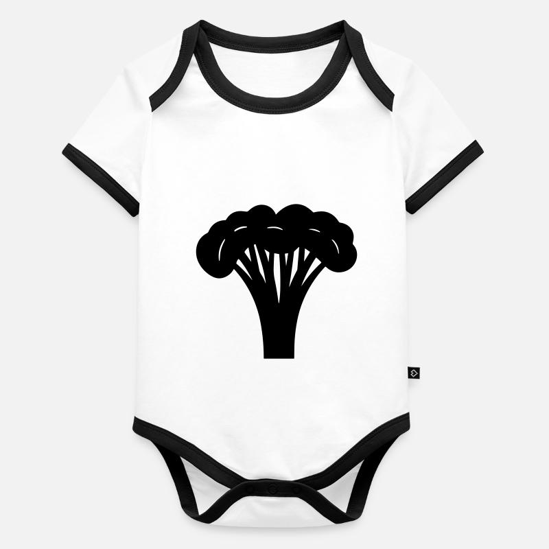 broccoli Organic Baby Contrasting Bodysuit