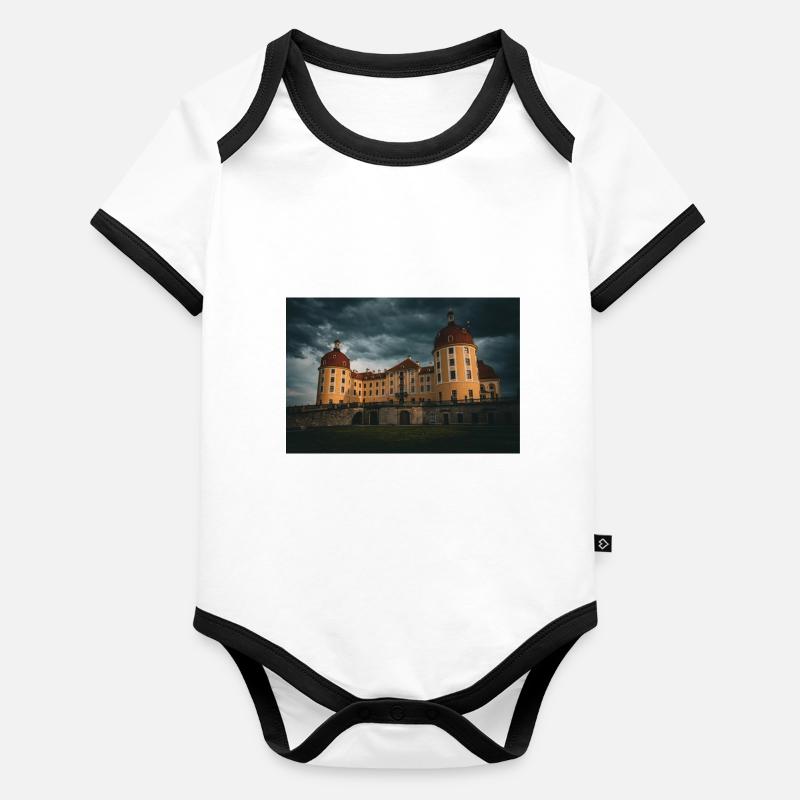 Château de Moritzburg, Dresde, Saxe Body Bébé bio contrasté manches courtes
