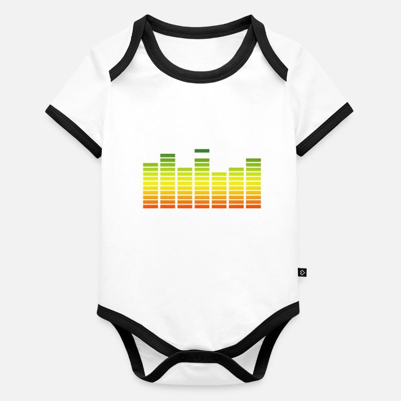 Reggae Musik Rastafari Jamaika Baby Bio-Kurzarm-Kontrastbody