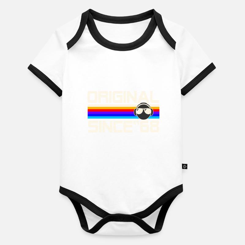 Since 68 Organic Baby Contrasting Bodysuit
