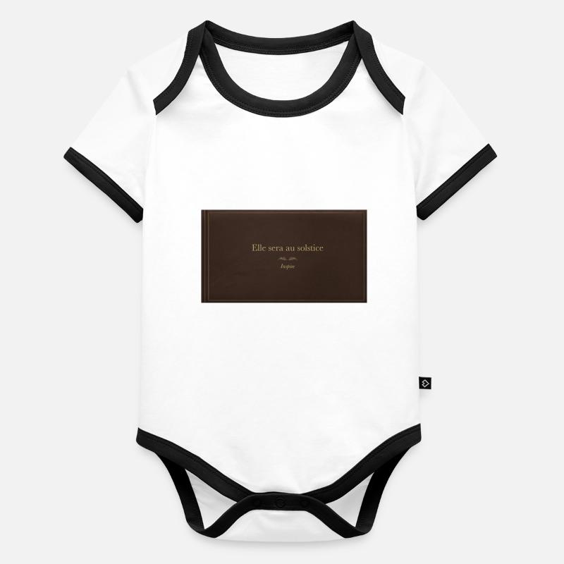 She'll be at the solstice Organic Baby Contrasting Bodysuit
