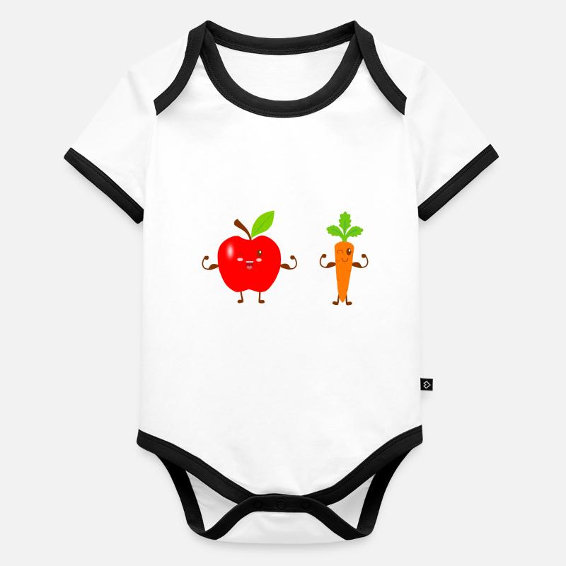 Be healthy Organic Baby Contrasting Bodysuit