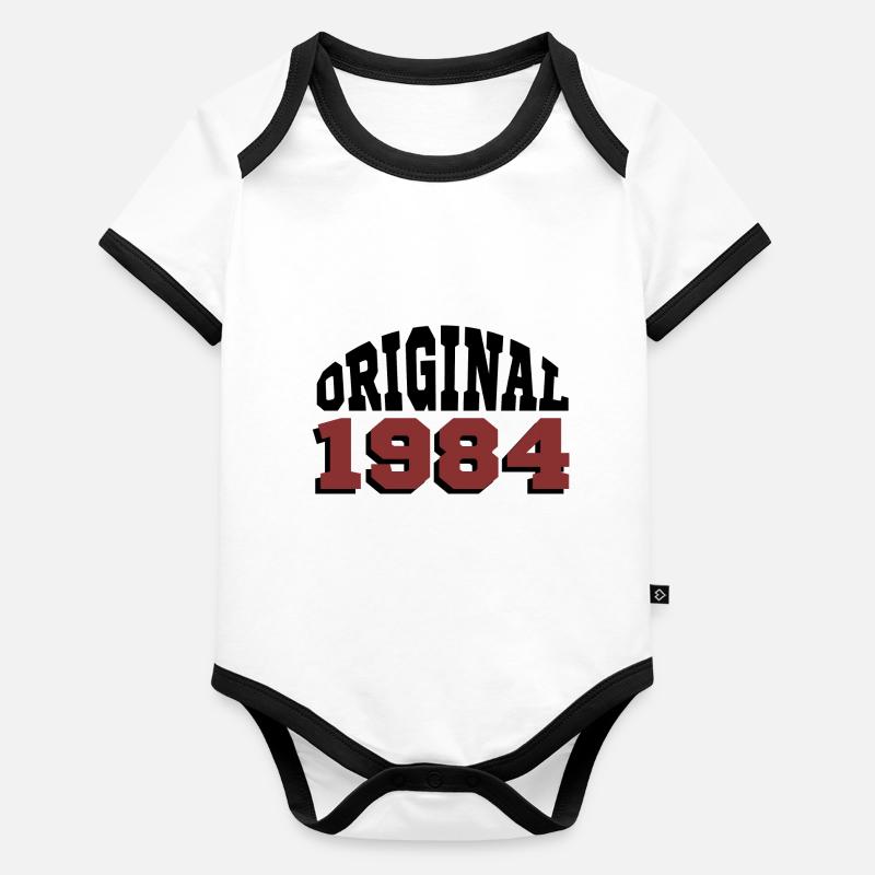 Original 1984 Organic Baby Contrasting Bodysuit