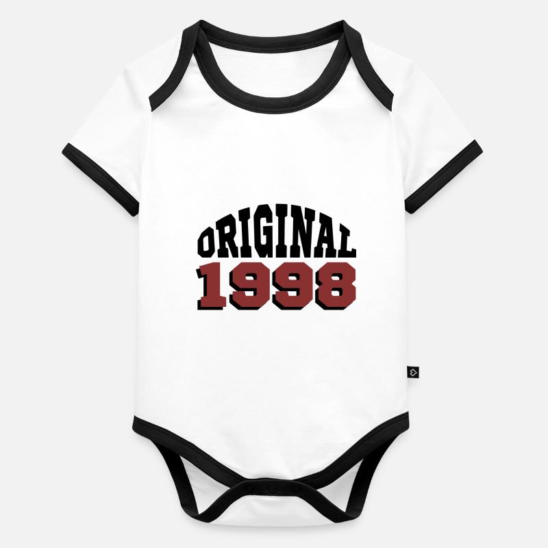 Original 1998 Organic Baby Contrasting Bodysuit