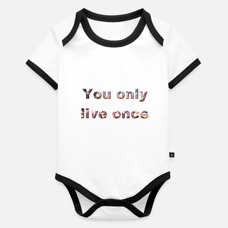 192112 Organic Baby Contrasting Bodysuit