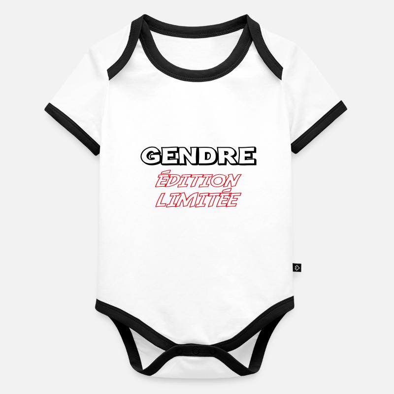 Limited edition GENDRE Organic Baby Contrasting Bodysuit