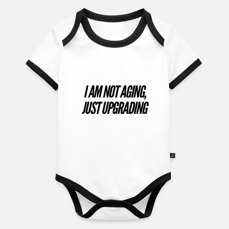Idée cadeau d’anniversaire Body Bébé bio contrasté manches courtes