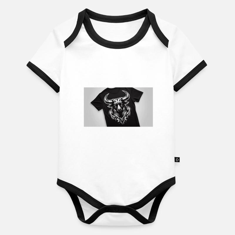 Designer 10 Organic Baby Contrasting Bodysuit