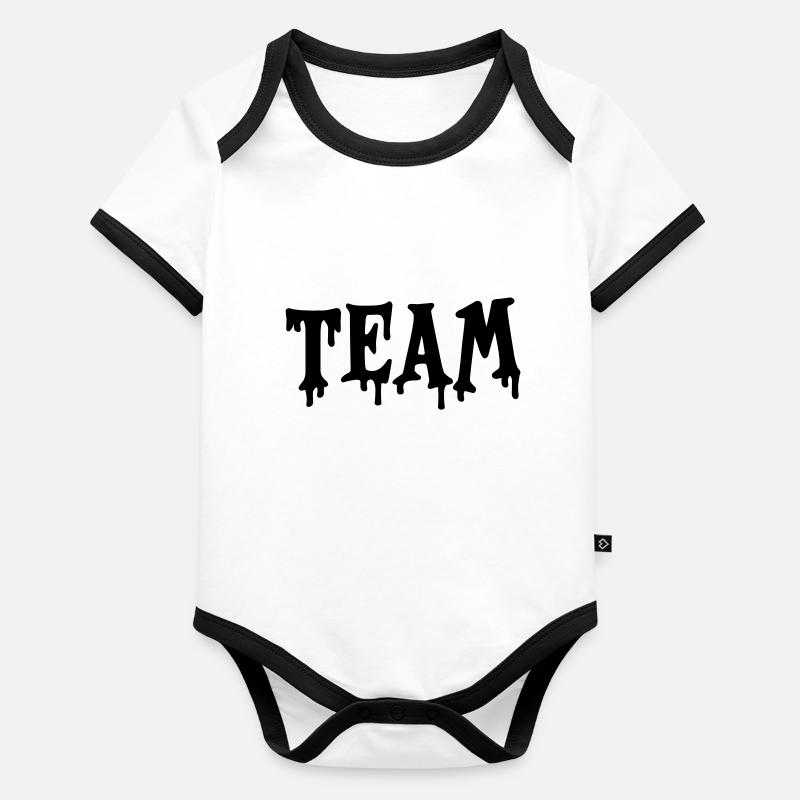 team Organic Baby Contrasting Bodysuit